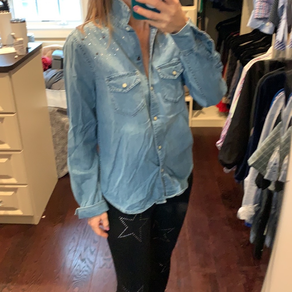 Gap Denim Button Down - image 5